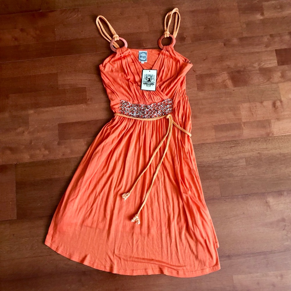 Banana USA Orange Dress